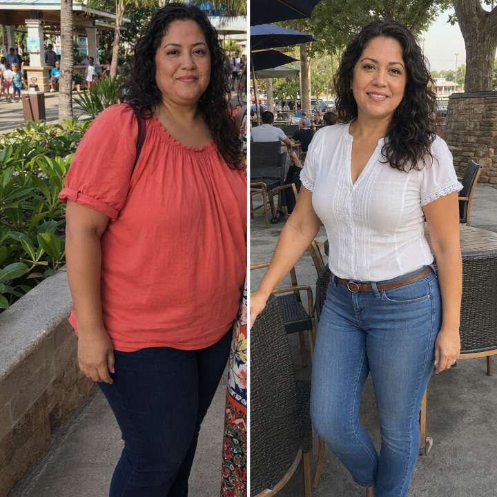 Nova Health and Wellness patient before and after